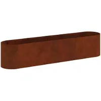 vidaXL Verhoogde tuinbed, weerbestendig staal, 200 x 40 x 40 cm