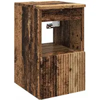 vidaXL Badkamerkast set 3 st Oud hout 49,5 x 41 x 63 cm Bewerkt hout