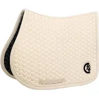 Kentucky Horsewear Horsewear - Zadeldoek plaited 3D logo jumping beige