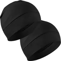 Snq Muts - 2-Pack - Ademende Helmvoering - Ideaal Voor Hardlopen - Fietsen - Slaapmuts - Chemo Hoofddeksel - Helm - Unisex - Geschikt Voor Hoofden Van 56-60 Cm