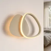 LumenXL Design wandlamp Melana met geïntegreerde LED - zandbeige