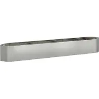 vidaXL verhoogde tuinbed, gegalvaniseerd staal, 300 x 40 x 40 cm, staal