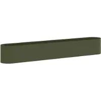 vidaXL Verhoogde Tuinbak Olijfgroen 280 x 40 x 40 cm