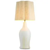 Eichholtz Tafellamp Beatriz White Finish Incl Shade