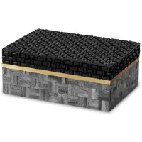 Eichholtz Opbergbox Box Seaside S Black Grey
