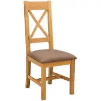 vidaXL Eetkamerstoel 2 st Massief Eikenhout Grijs 45 x 54 x 105 cm