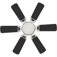 vidaXL Plafondventilator met licht Ø 82 cm Zwart