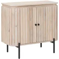 vidaXL Dressoir 70 x 30 x 65 cm Massief Mangohout en Geëngineerd Hout