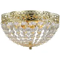 Markslöjd Plafondlamp , Saxholm, dimbare, Goud / Messing, Woonkamer, Metaal, Modern