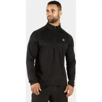 ZEUZ Heren Sport Longsleeve 1/4 Zip – Fitness Shirt - Zwart - M