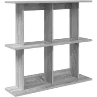 vidaXL Wandplank Muurmontage Grijs Sonoma 80 x 20 x 75 cm Bewerkt hout
