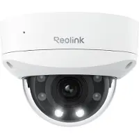 Reolink 4K PoE-beveiligingscamera met spots, 5x optische zoom, buitencamera met kleurennachtzicht, tweewegaudio, persoons-/voertuig-/dierdetectie, IK10 vandalismebestendig, geen PT-ondersteuning