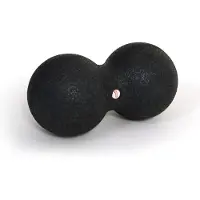 Sissel myofascia double ball- 24 cm - Zwart