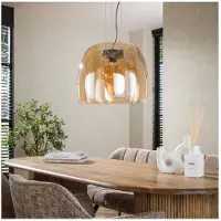 Meubelplaats Hanglamp 1L drift XL glass - Amber color glas
