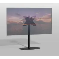 Cavus Vloerstandaard ELLIPS zwart 100 cm VESA 400x300