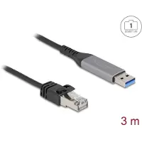 DeLOCK USB LAN Cable USB Type-A to RJ45 Gigabit Ethernet 3 m
