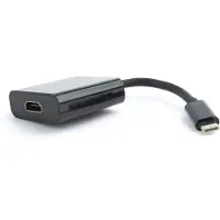 Cablexpert USB-C naar HDMI 4K 30Hz adapter / zwart - 0,15 meter