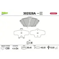 Valeo 302528A Remblokken