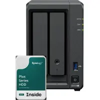 Synology DS725+ 2Bay 24TB NAS met 2x 12TB Plus HDD