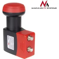 Macleans LNB satelliet Ontvangstkop Maclean MCTV-670 Twin converter Low Noise figuur