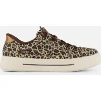 SKECHERS Slip-ins: BOBS Social dames sneakers met panterprint maat 39