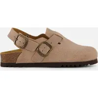 Scholl Fae Muiltjes Backstrap beige Suède Maat 37