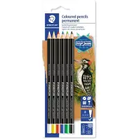 Staedtler Design Journey - Lumocolor permanent glasochrom - set 6 kleuren
