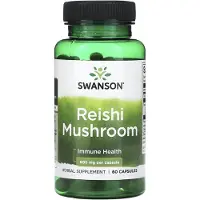 Swanson Health - Reishi paddenstoel, 600 mg - 60 capsules