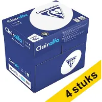 Clairefontaine Clairalfa papier 4 dozen van 2500 vellen A4 - 80 g/m²