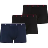 HUGO Boxershorts 'TITAN' navy / rood / zwart / wit