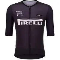 Santini Pirelli Sport Club Fast Korte Mouw Wielertrui