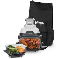Ninja CRISPi 4-in-1 Airfryer met glazen vershoudschalen - Incl. Draagtas | FN102EU | van SharkNinja