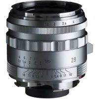 Voigtländer Nokton 28mm F/1.5 Type II ASPH Leica M Mount zilver