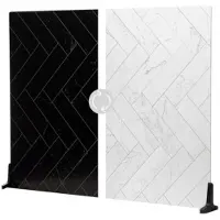 V-Flat World Zigzag Marble White/Zigzag Marble Black