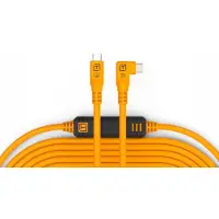 Tether Tools TetherPro USB-C Straight naar USB-C Angled 9.4m kabel Oranje