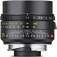 Leica Summilux-M 35mm 1.4 ASPH objectief Zwart
