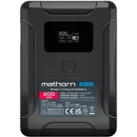 Mathorn MB-V200 Smart OLED V-mount 200Wh PD65W accu