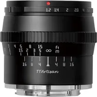 TTArtisan APS-C 50mm f1.2 MFT Black