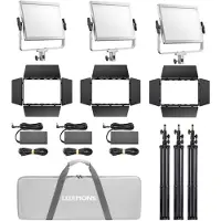 Godox Litemons LP1200R K3 RGB LED Light Panel 3-light Kit Wit