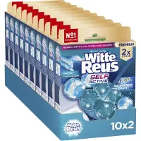 Witte Reus Self Active Pacific Toiletblok 100g - WC blokjes - Voordeelverpakking - 2x10 stuks
