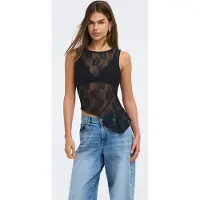 ONLY Onllexi Top Dames Zwart Xs