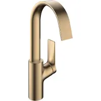 Hansgrohe Vivenis ééngreeps wastafelmengkraan 210 met draaibare uitloop en trekwaste Brushed Bronze