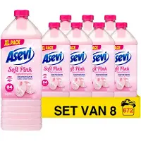 Asevi Aanbieding: Wasverzachter Soft Pink 1932 ml (8 flessen - 672 wasbeurten)