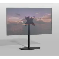 Cavus Vloerstandaard ELLIPS zwart 100 cm VESA 300x300