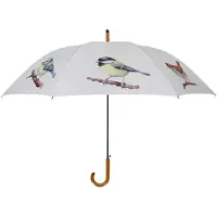 Vivara Paraplu Vogels Wit wit Polyester Paraplu