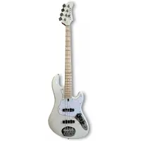 Lakland Skyline DJ-4 Darryl Jones Signature White Pearl Gloss elektrische basgitaar