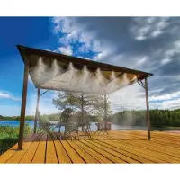 Bradas BLACK LINE Tuinwatermist 15 m - Terras verkoeling