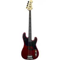 Lakland Skyline 44-51 Candy Apple Red Gloss elektrische basgitaar