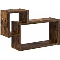 vidaXL Wandplank Muurmontage Gerookt eiken 55 x 15 x 35 cm