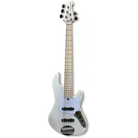 Lakland Skyline DJ-5 Darryl Jones Signature White Pearl Gloss 5-snarige elektrische basgitaar